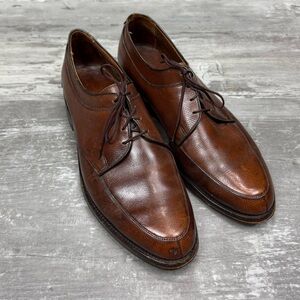 1960’s Allen Edmonds BEDFORD Chestnut Pebble Grain Shoes 12 D